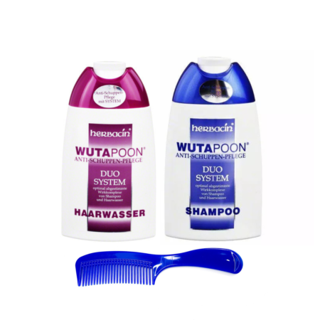 HERBACIN Trio Pack, Antidandruff+Hair Tonic+Com 400ML